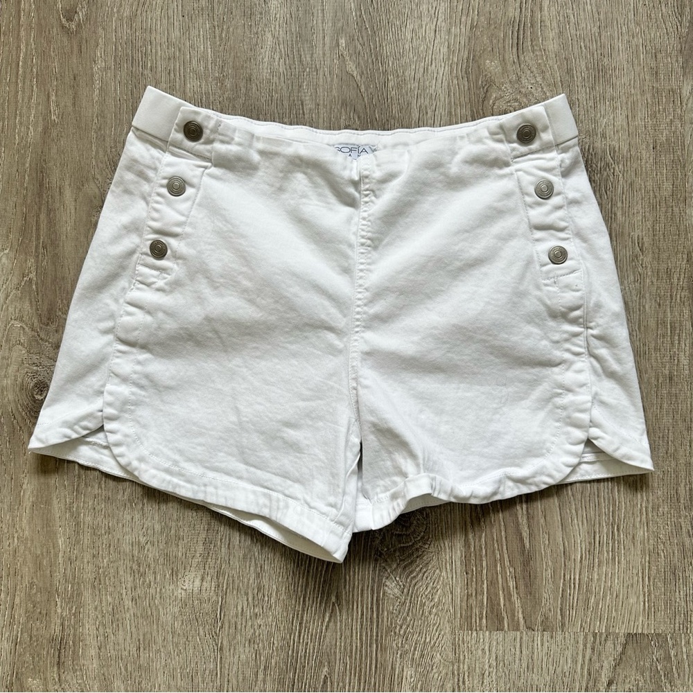 Sofia by Sofia Vergara High Waist‎ White Shorts